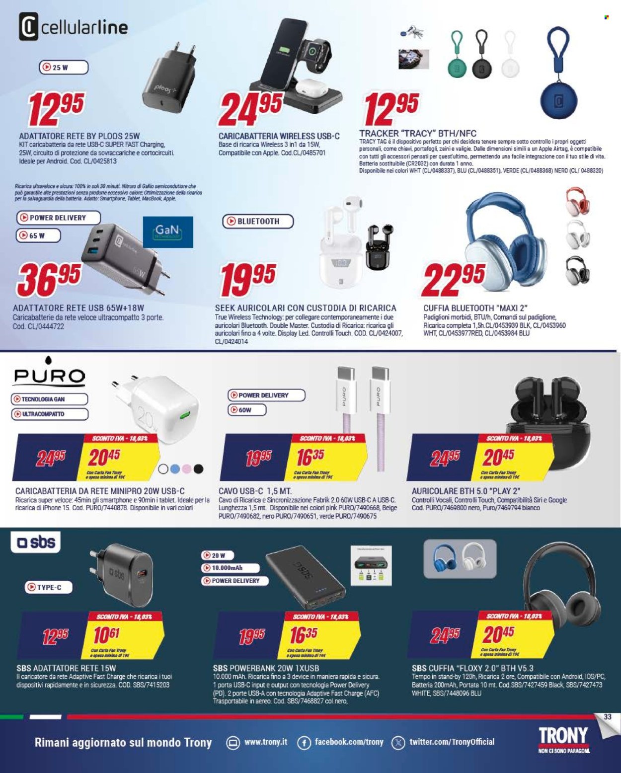 Volantino Trony - 8/5/2025 - 21/5/2025. Pagina 1