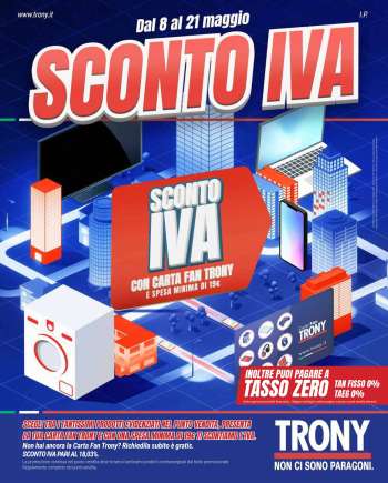 Volantino Trony - 8/5/2025 - 21/5/2025.