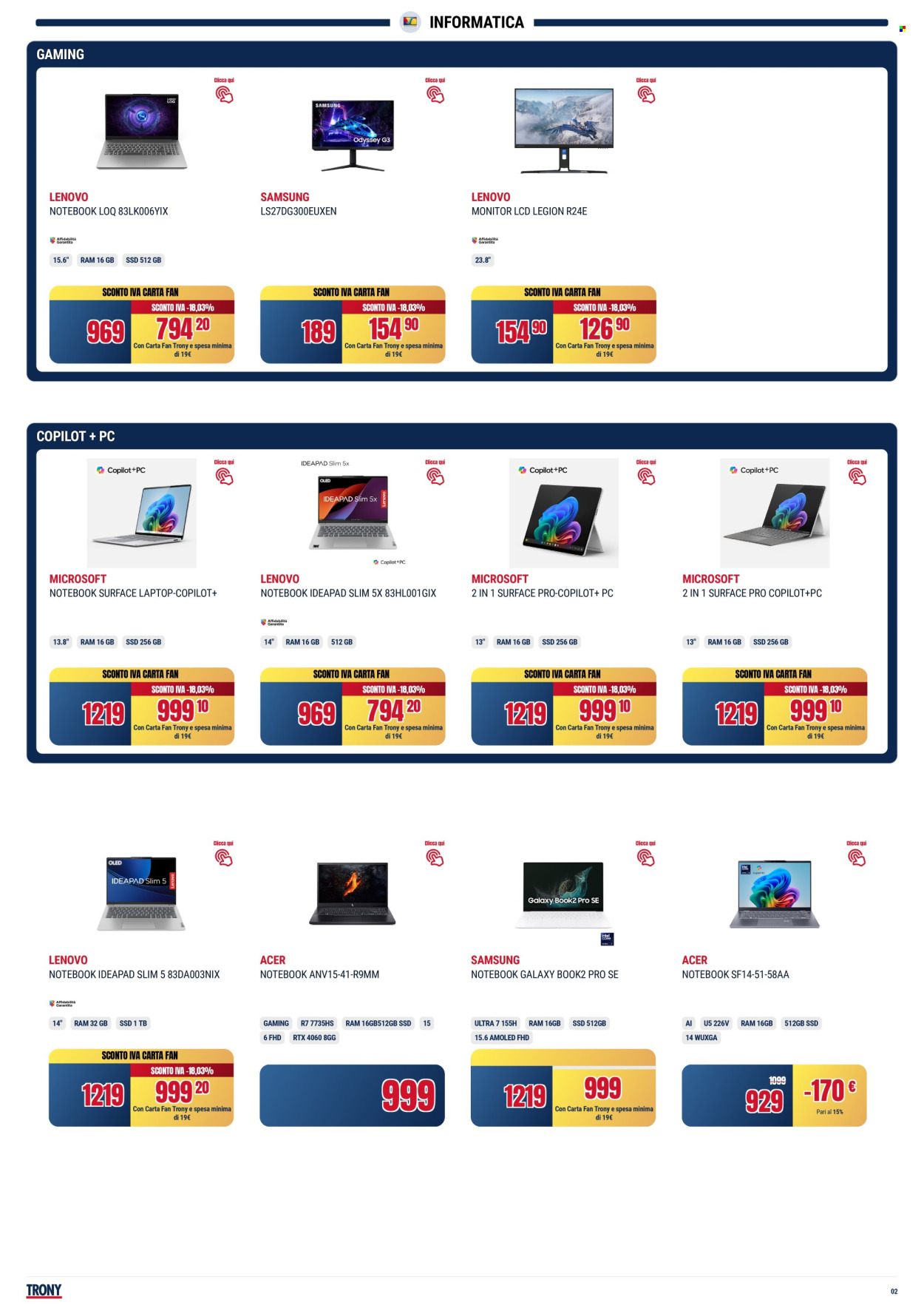 Volantino Trony - 8/5/2025 - 21/5/2025. Pagina 1