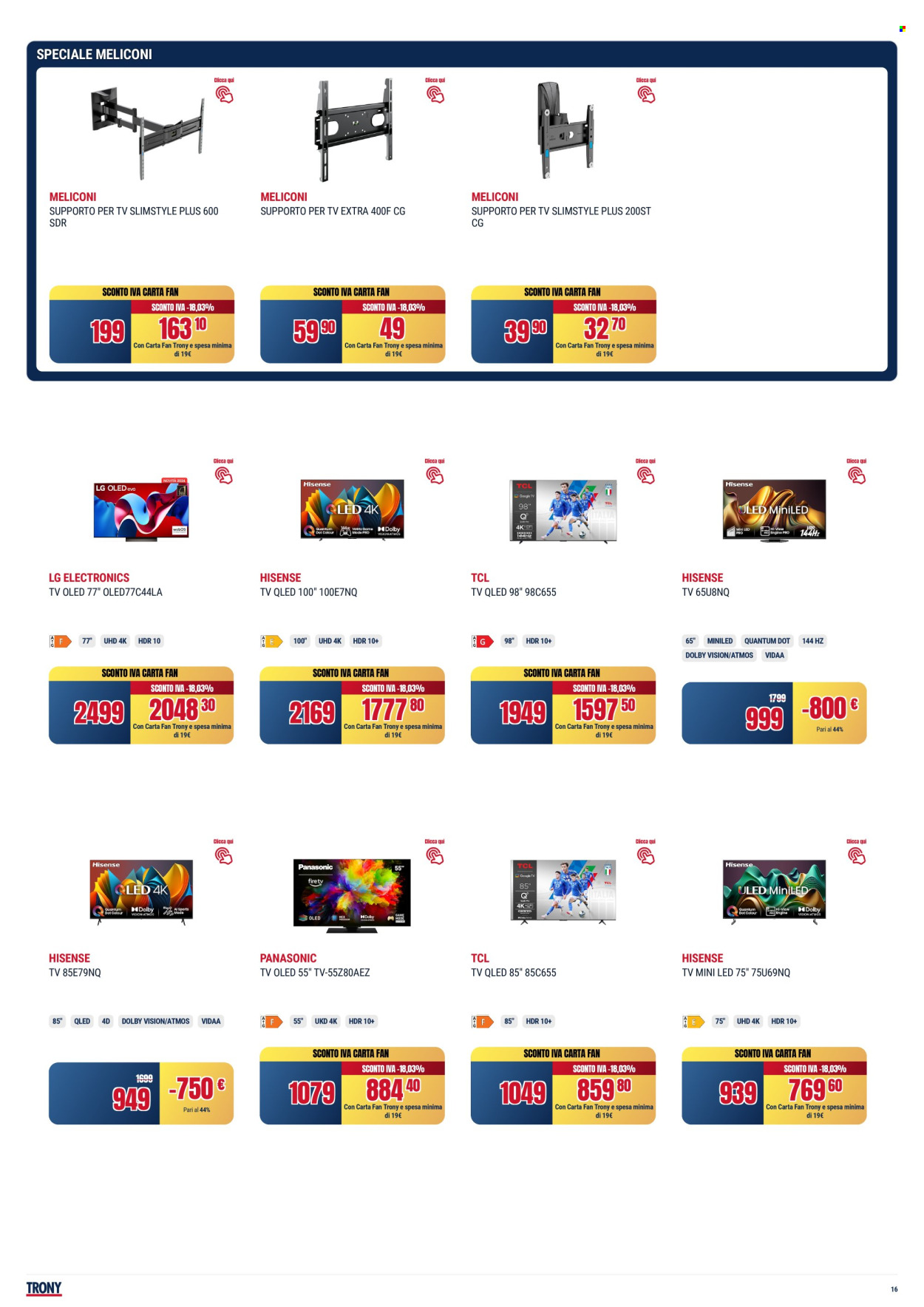 Volantino Trony - 8/5/2025 - 21/5/2025. Pagina 1
