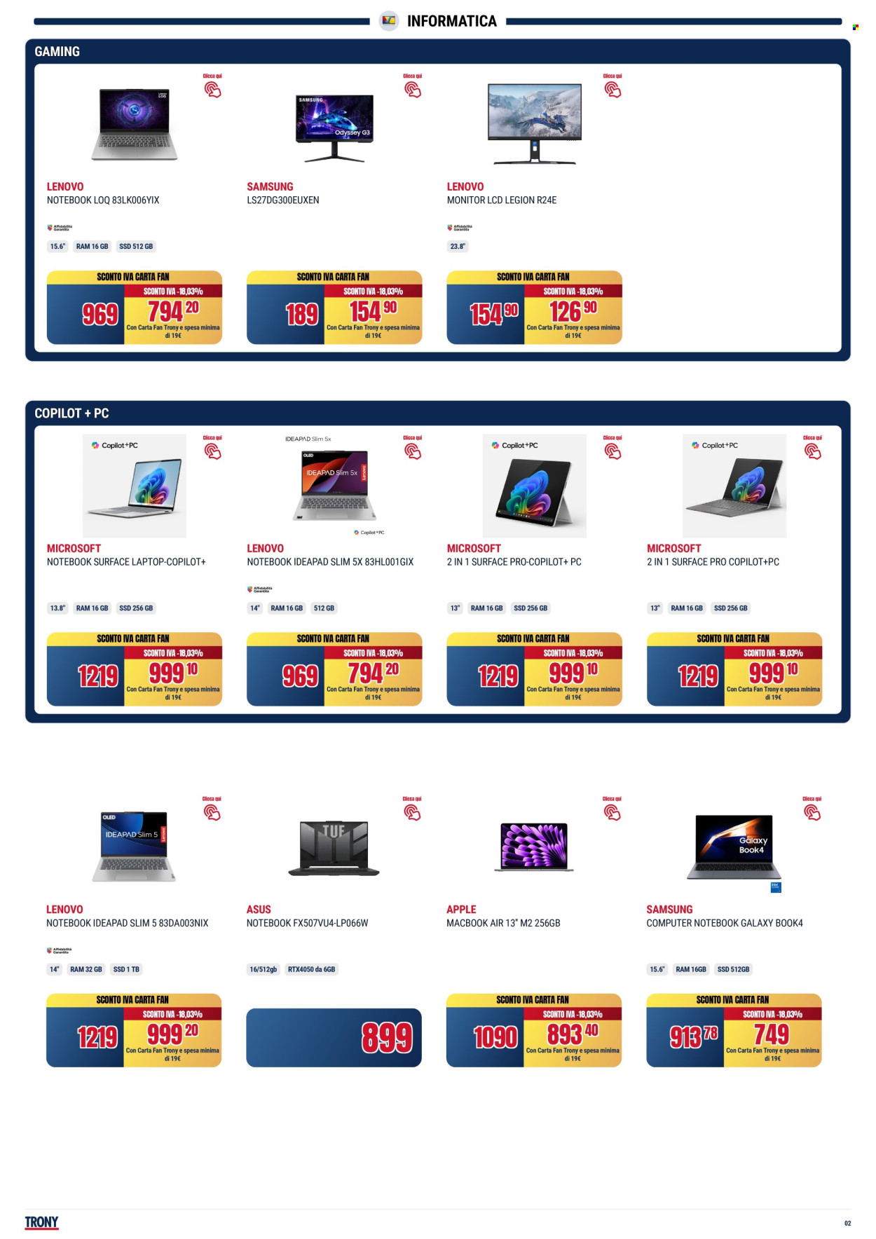 Volantino Trony - 8/5/2025 - 21/5/2025. Pagina 1