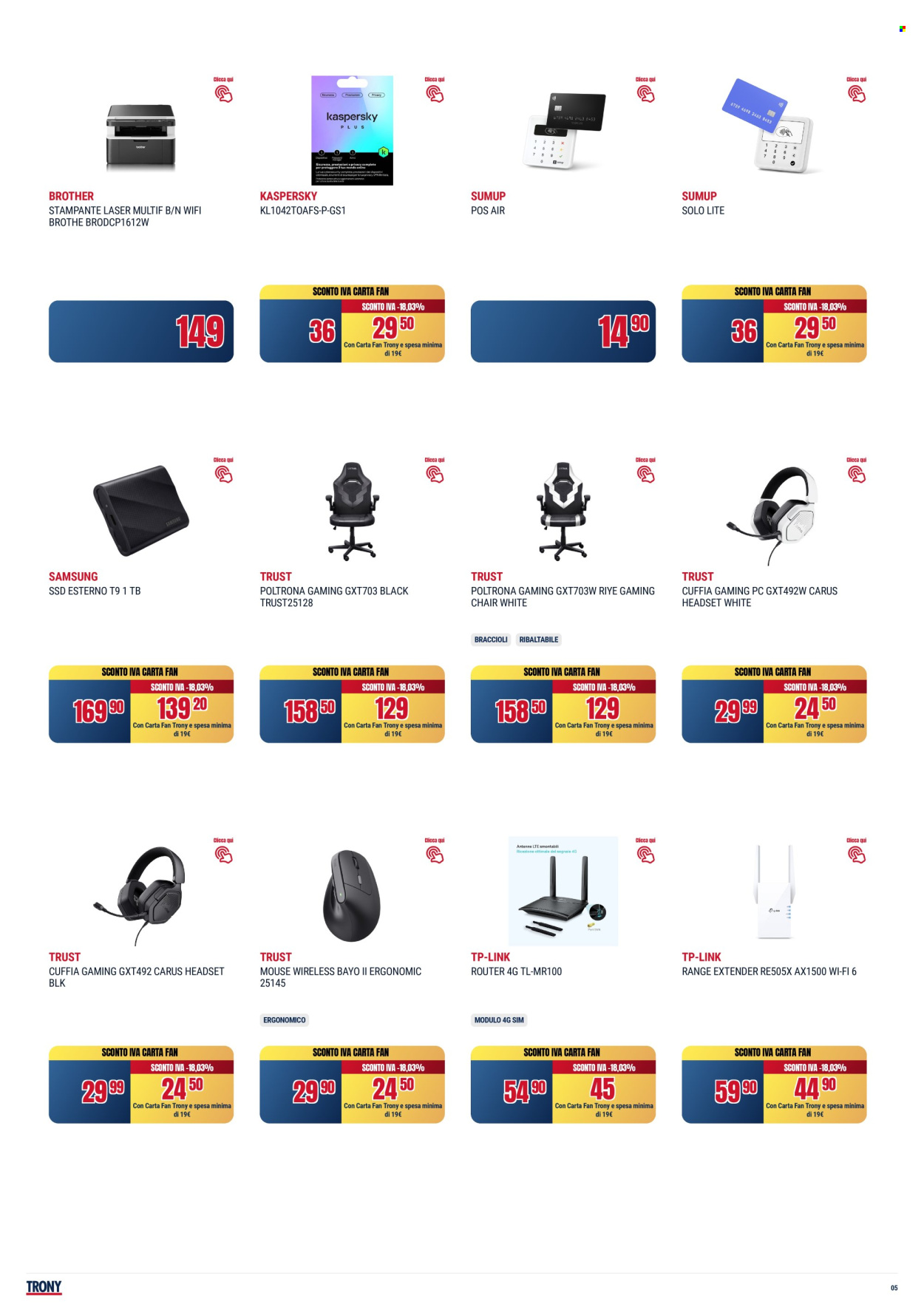 Volantino Trony - 8/5/2025 - 21/5/2025. Pagina 1