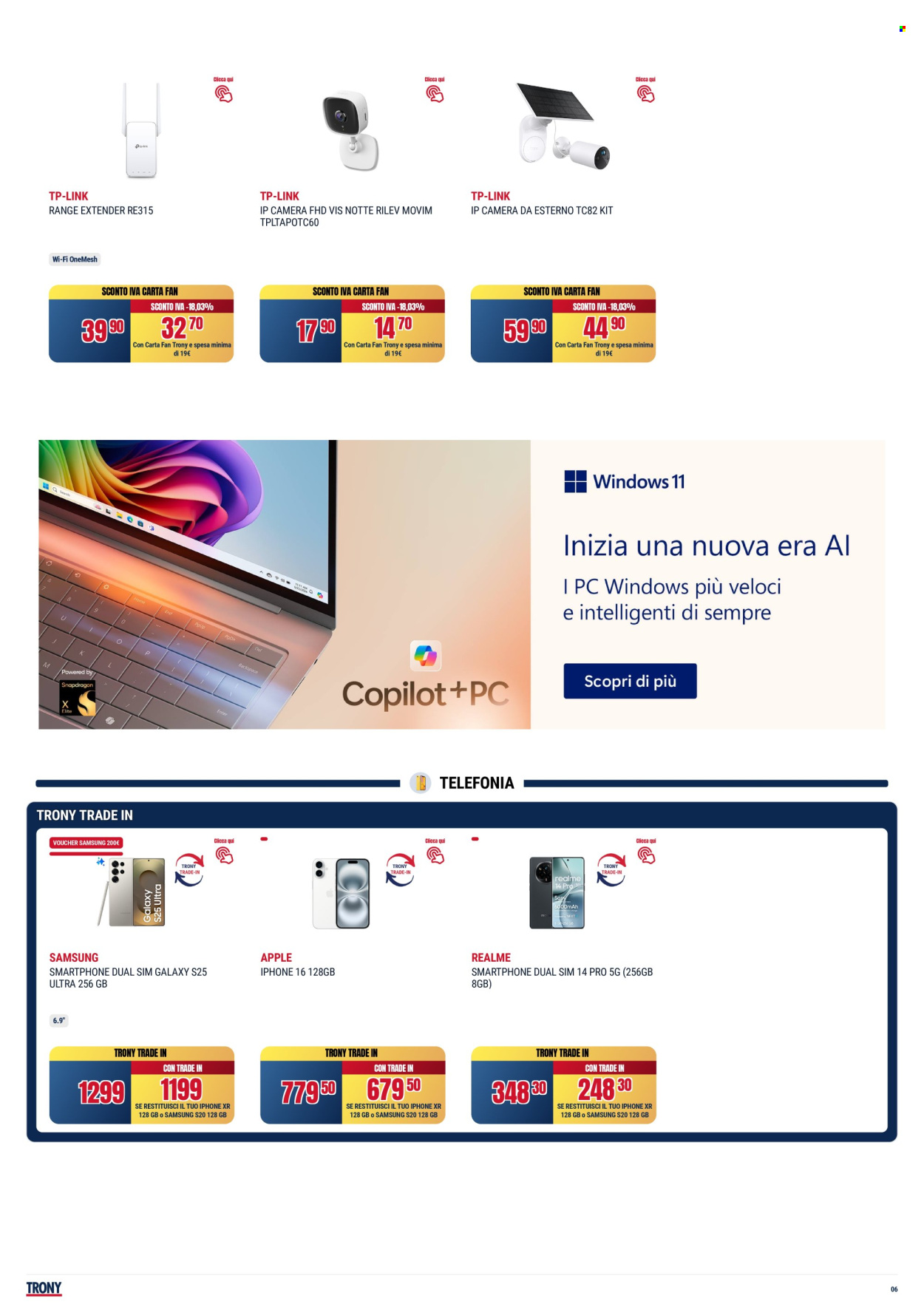 Volantino Trony - 8/5/2025 - 21/5/2025. Pagina 1