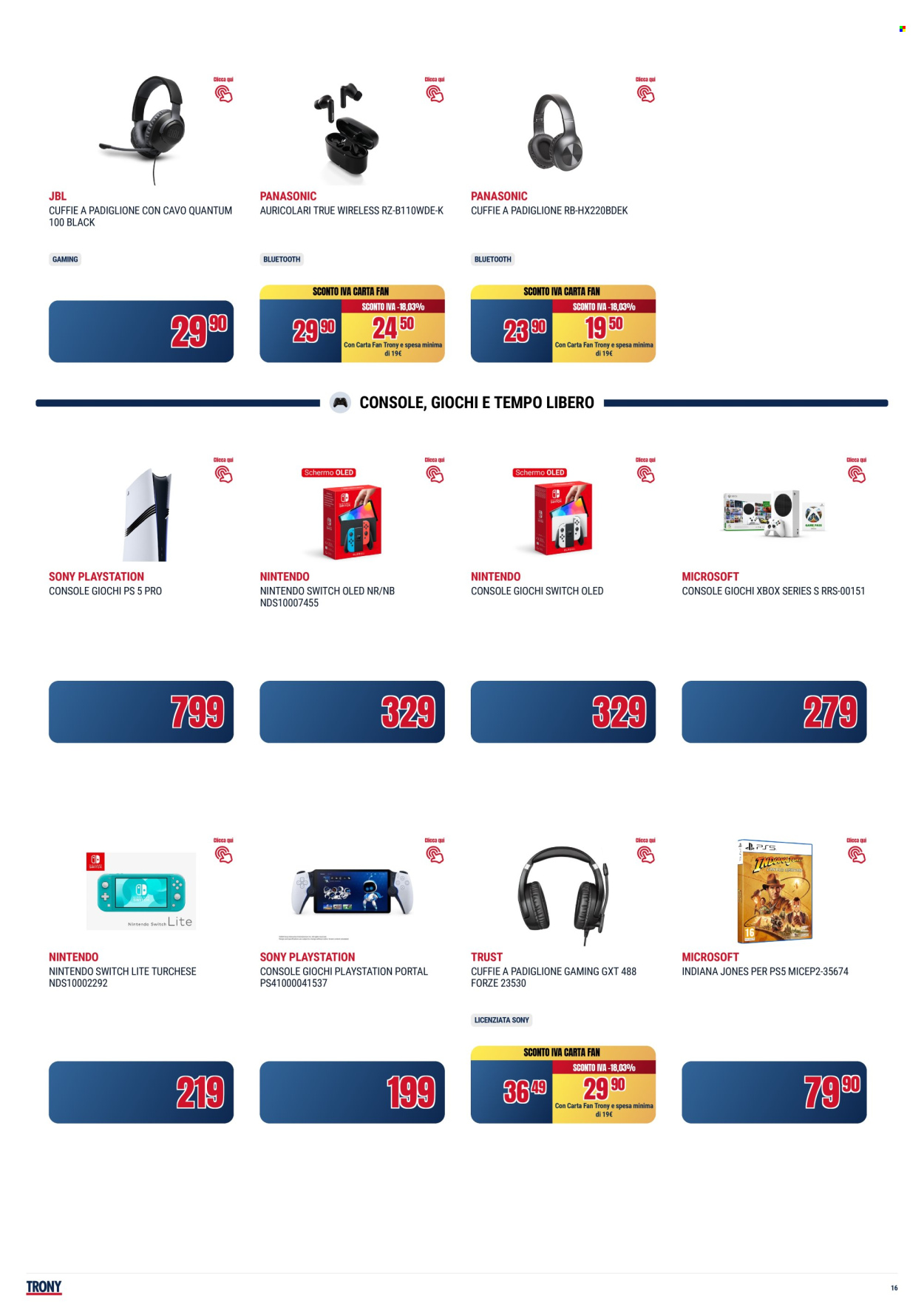 Volantino Trony - 8/5/2025 - 21/5/2025. Pagina 1