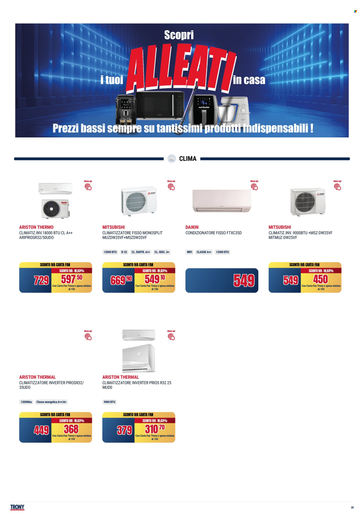 Volantino Trony - 8/5/2025 - 21/5/2025. Pagina 1