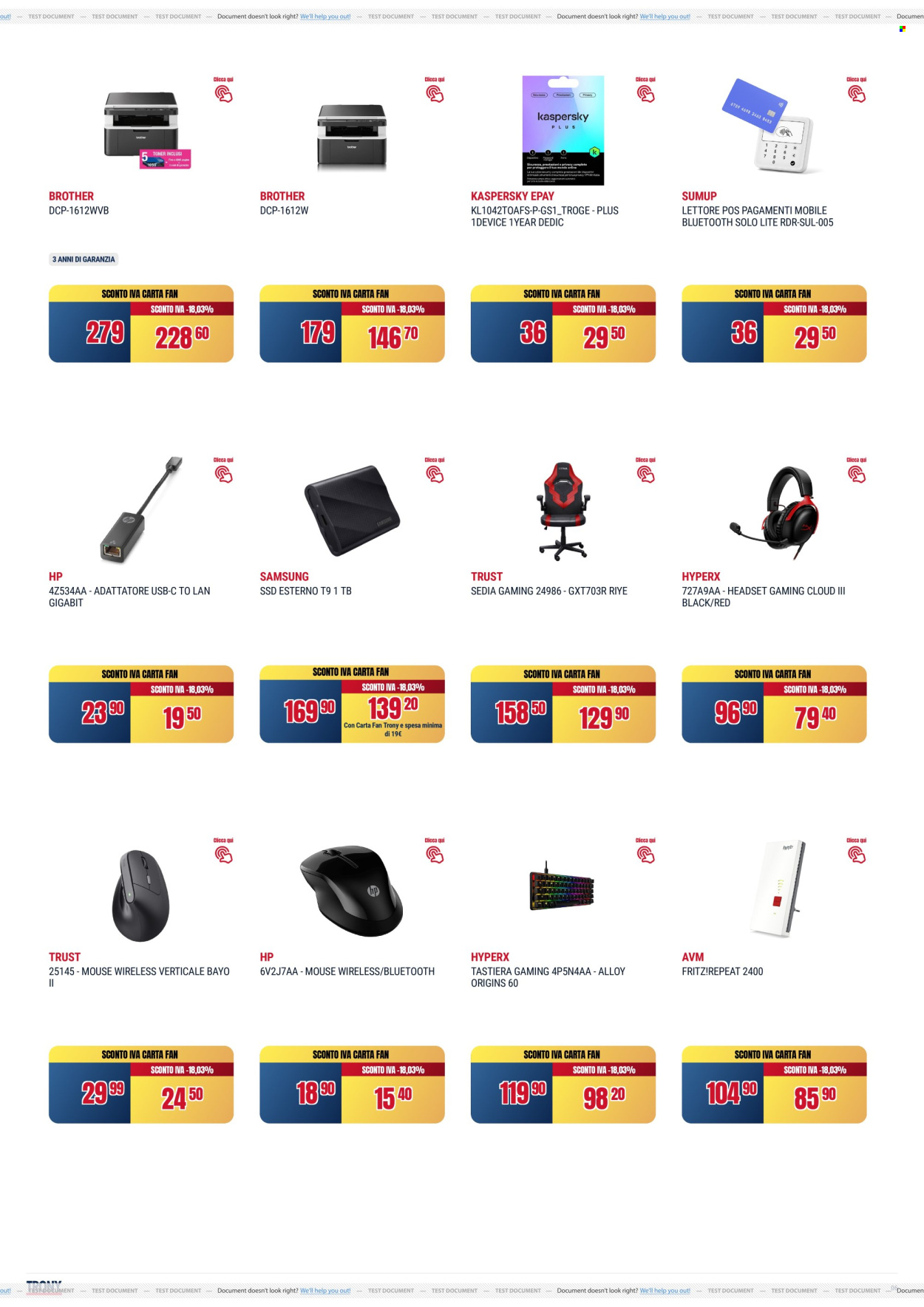 Volantino Trony - 8/5/2025 - 21/5/2025. Pagina 1