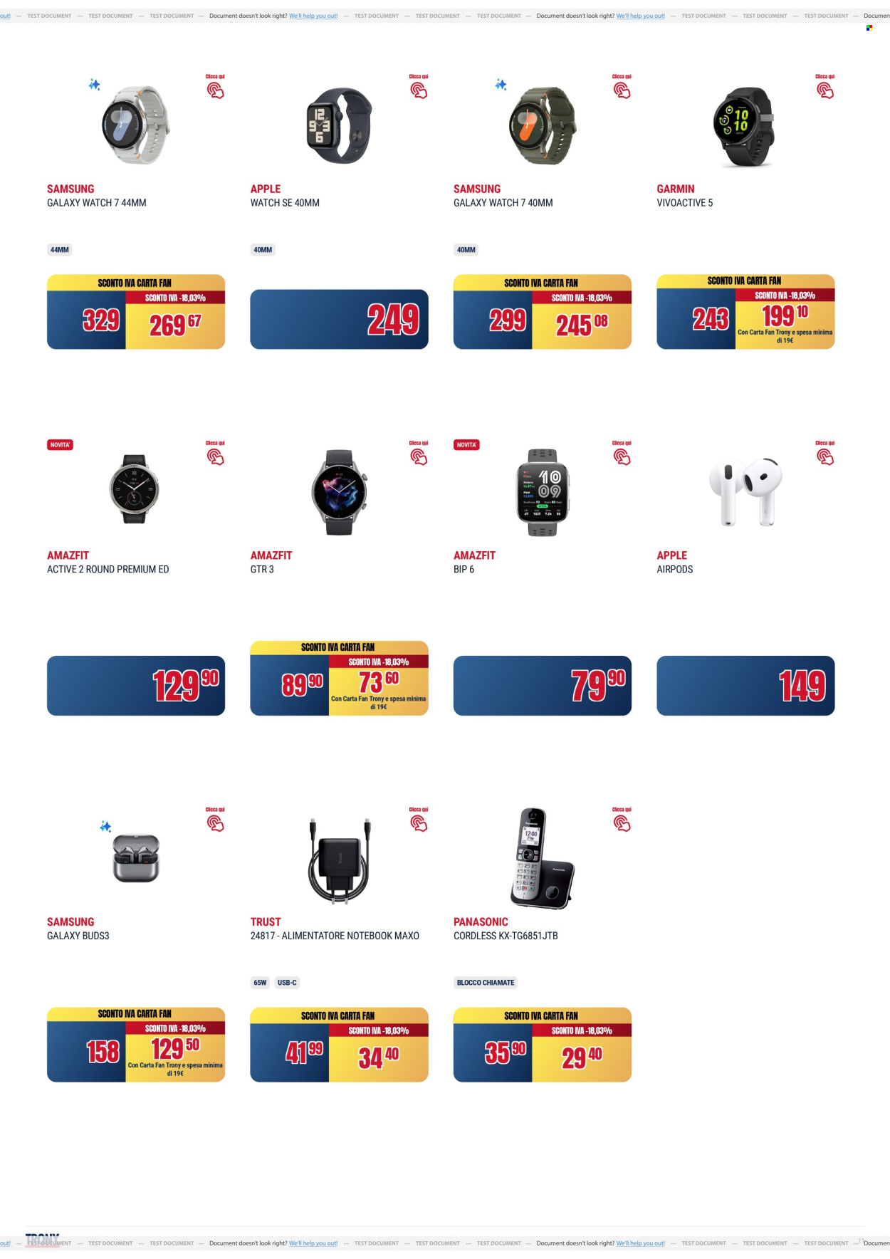 Volantino Trony - 8/5/2025 - 21/5/2025. Pagina 1