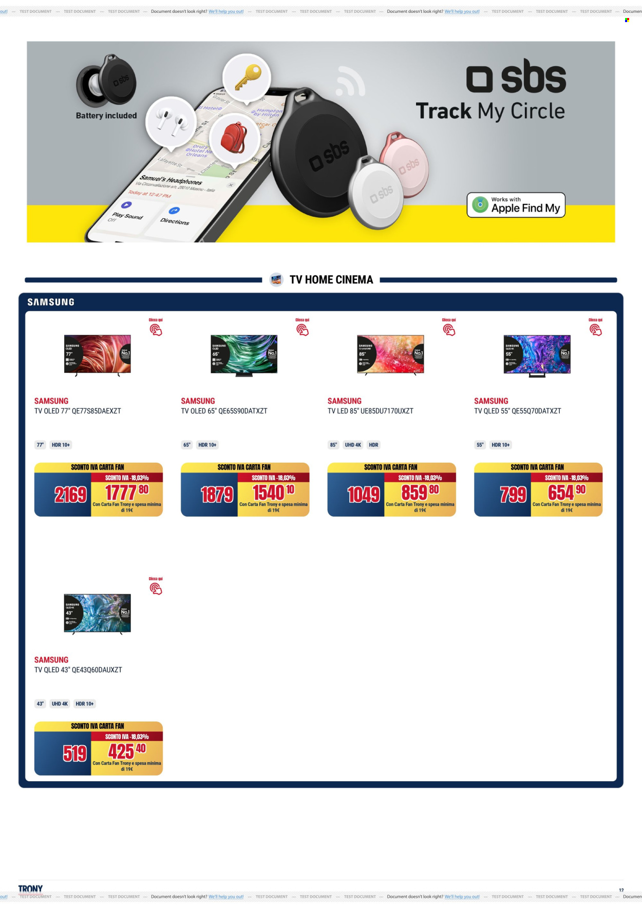 Volantino Trony - 8/5/2025 - 21/5/2025. Pagina 1