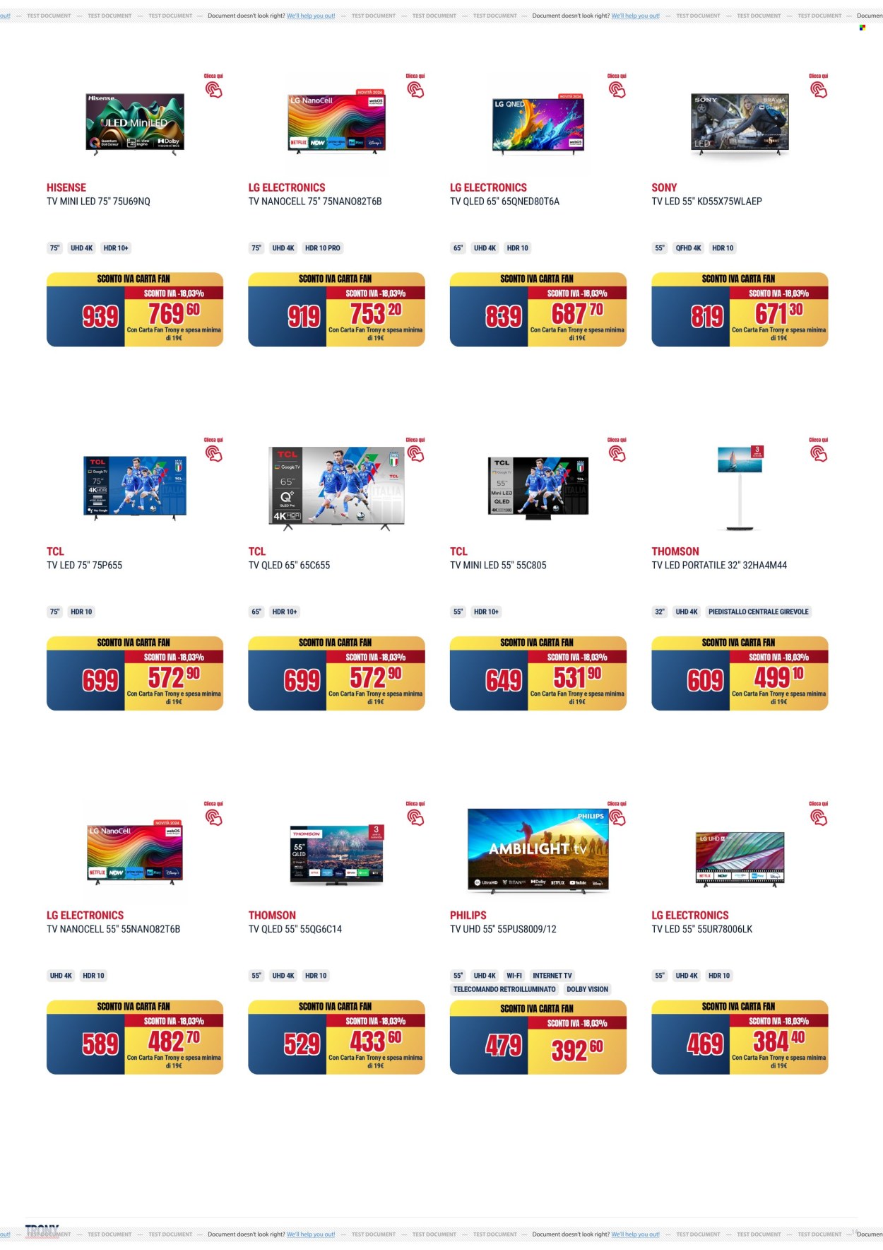 Volantino Trony - 8/5/2025 - 21/5/2025. Pagina 1