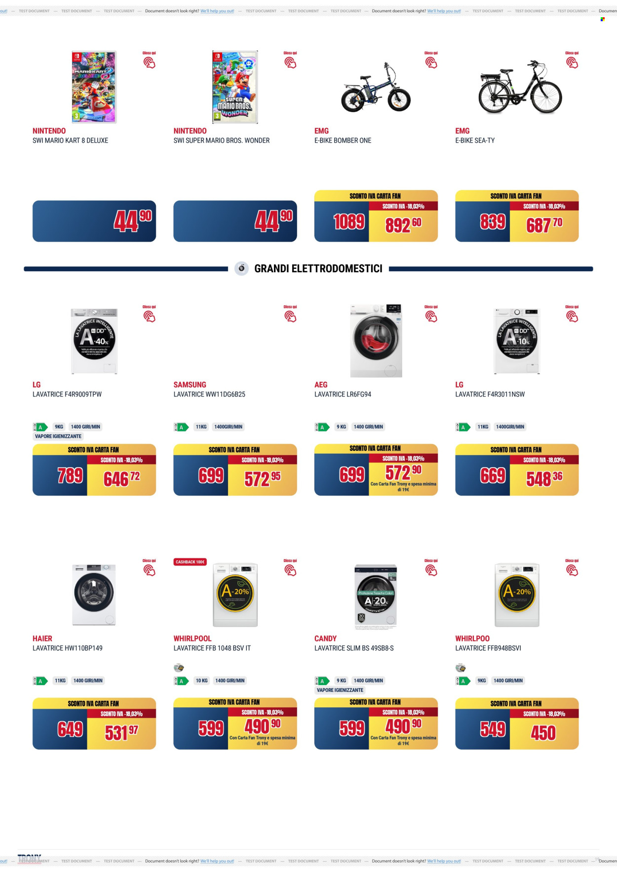 Volantino Trony - 8/5/2025 - 21/5/2025. Pagina 1