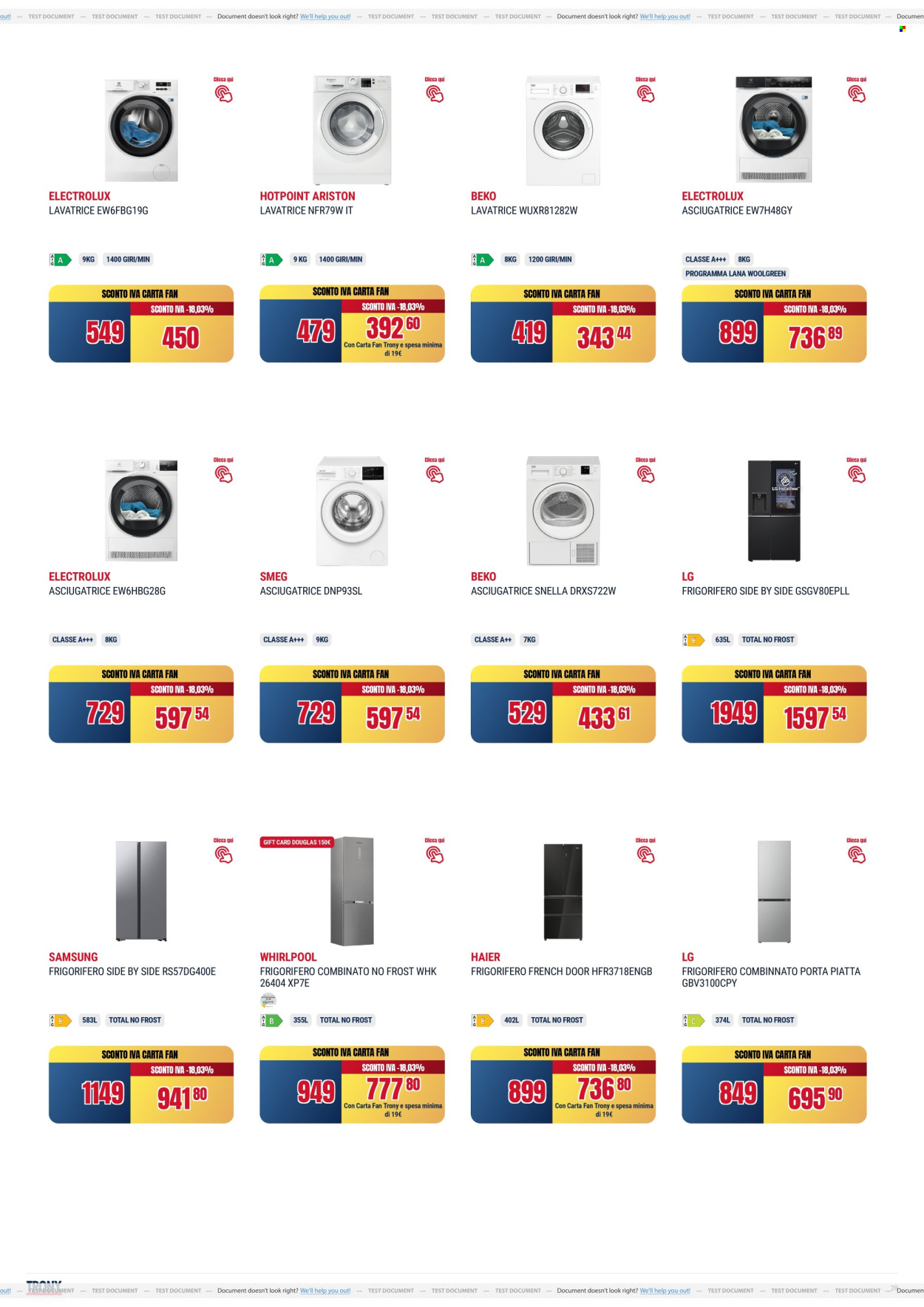 Volantino Trony - 8/5/2025 - 21/5/2025. Pagina 1