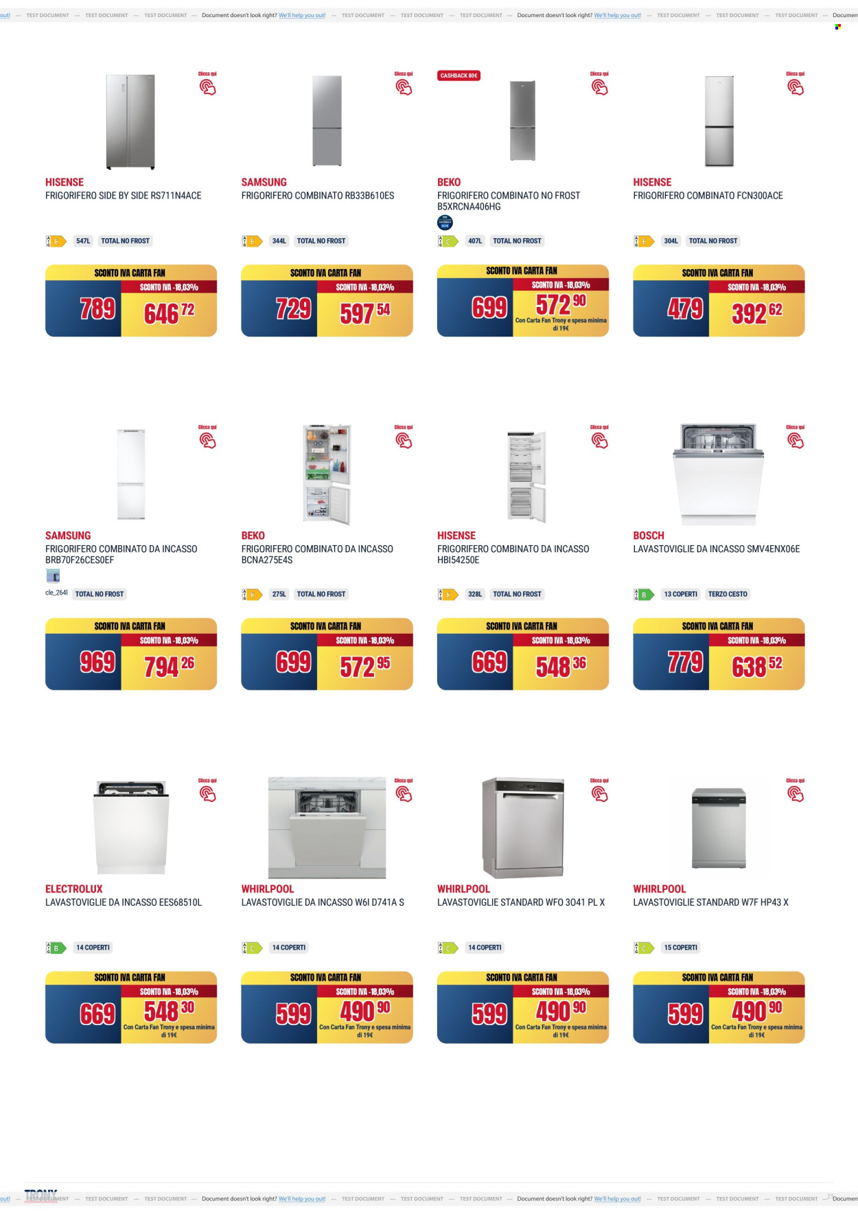 Volantino Trony - 8/5/2025 - 21/5/2025. Pagina 1