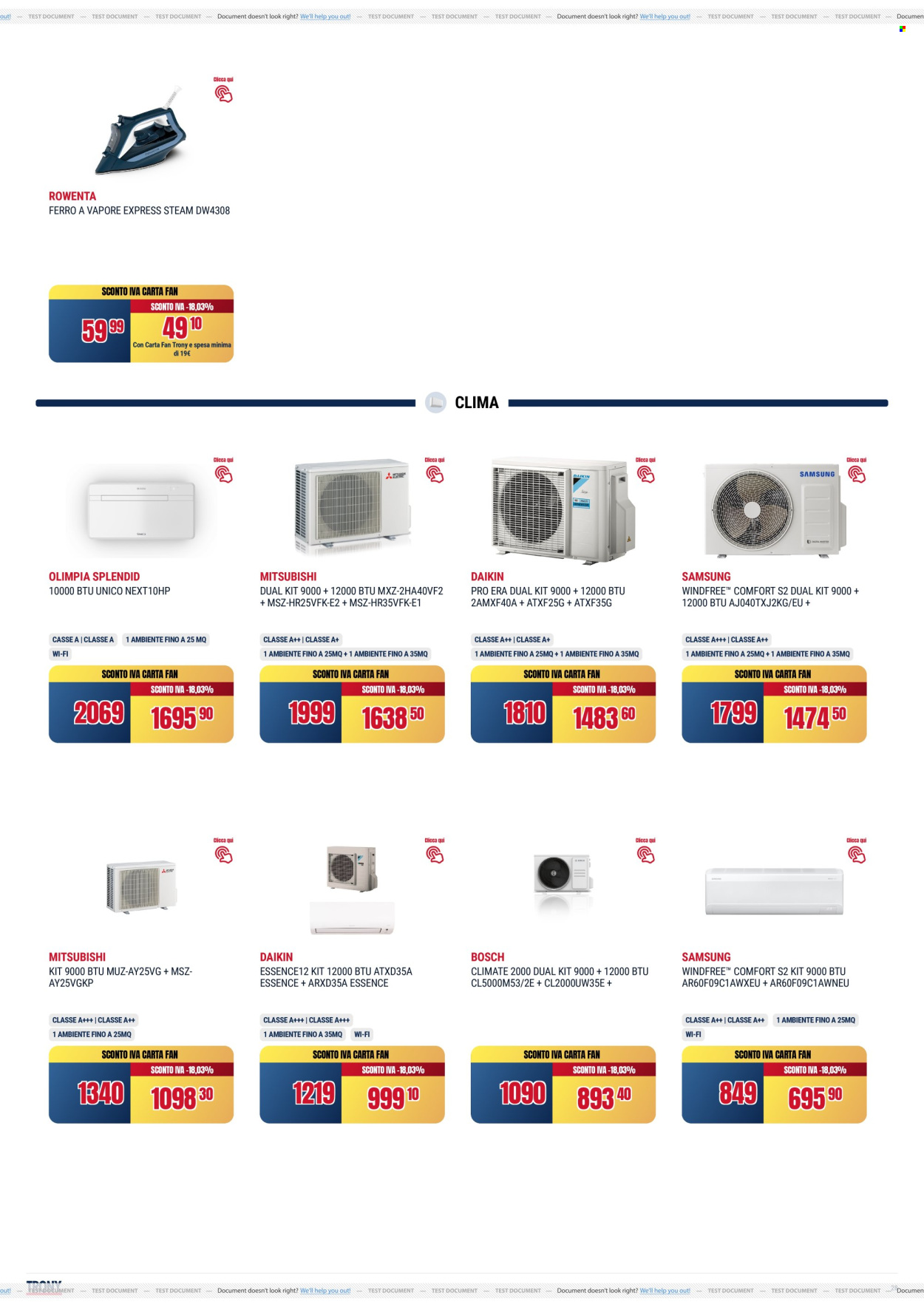 Volantino Trony - 8/5/2025 - 21/5/2025. Pagina 1