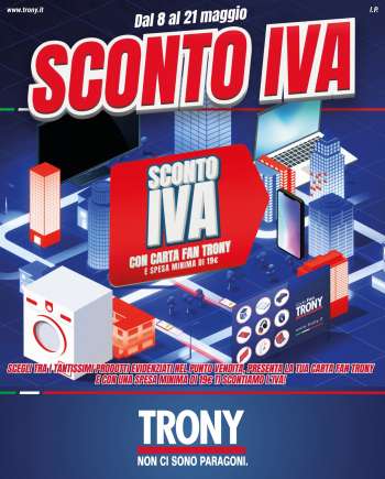 Volantino Trony - 8/5/2025 - 21/5/2025.