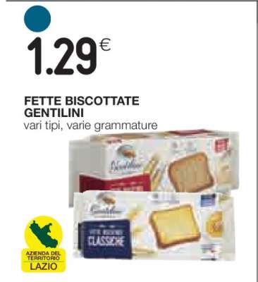 Fette Biscottate Gentilini