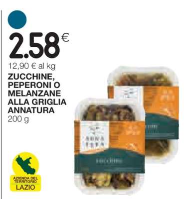 ZUCCHINE, PEPERONI O MELANZANE ALLA GRIGLIA ANNATURA
