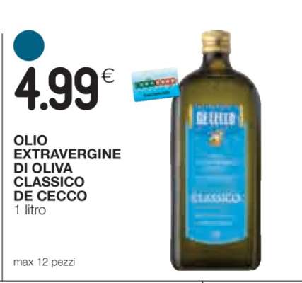 OLIO EXTRAVERGINE DI OLIVA CLASSICO DE CECCO