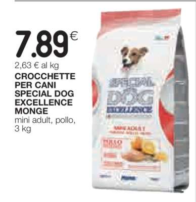 CROCCHETTE PER CANI SPECIAL DOG EXCELLENCE MONGE