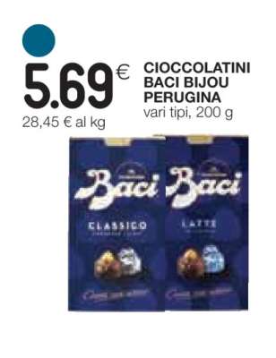 Cioccolatini Baci Bijou Perugina
