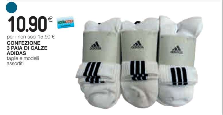 CONFEZIONE 3 PAIA DI CALZE ADIDAS