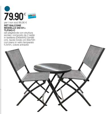 SET BALCONE MODELLO DS011+ TLF043-C