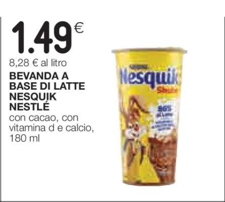 BEVANDA A BASE DI LATTE NESQUIK NESTLÉ