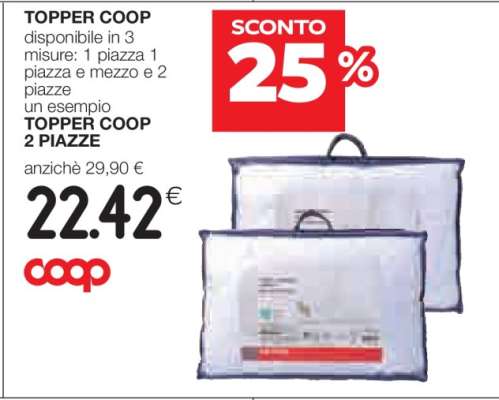 TOPPER COOP 2 PIAZZE