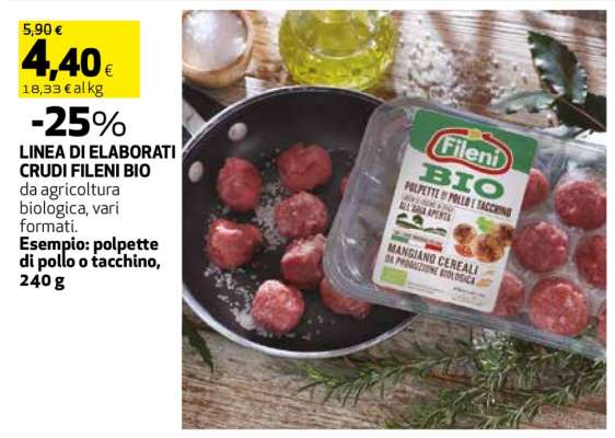 LINEA DI ELABORATI CRUDI FILENI BIO