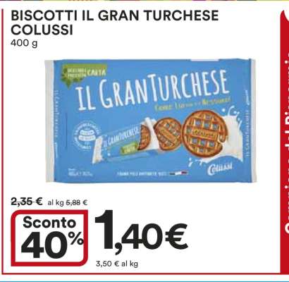 Biscotti Il Gran Turchese Colussi