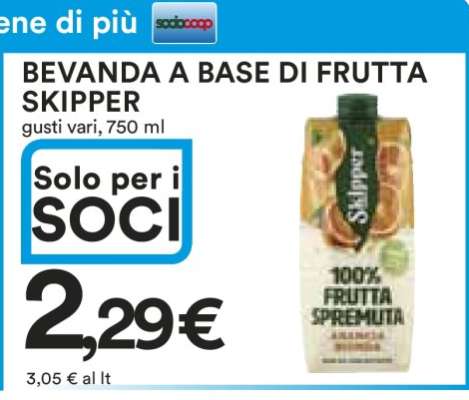 Bevanda a base di frutta Skipper