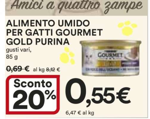 Alimento umido per gatti Gourmet Gold Purina