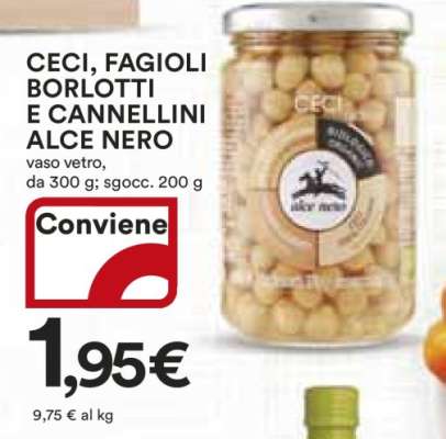 CECI, FAGIOLI BORLOTTI E CANNELLINI ALCE NERO