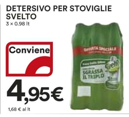 Detersivo per stoviglie Svelto