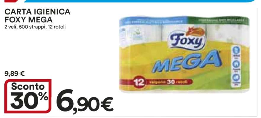 Carta Igienica Foxy Mega