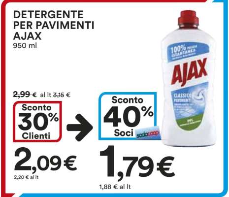 Detergente per pavimenti Ajax
