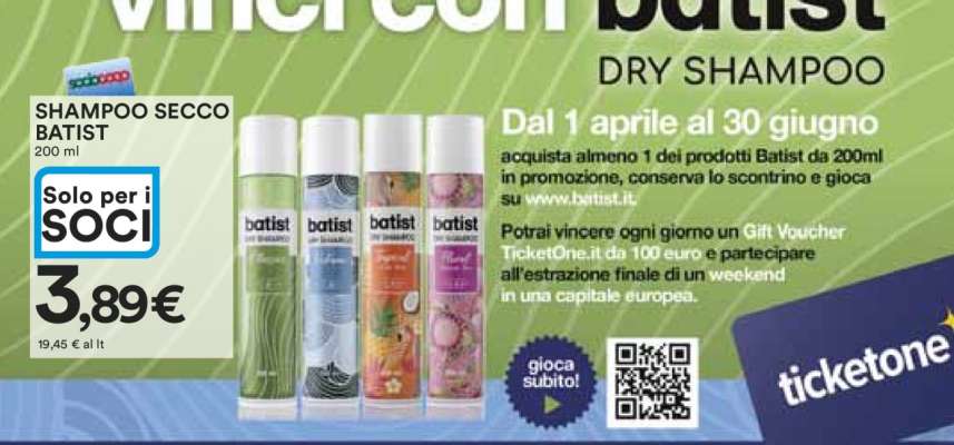 SHAMPOO SECCO BATIST