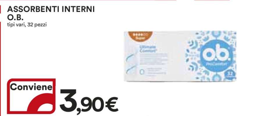 ASSORBENTI INTERNI O.B.