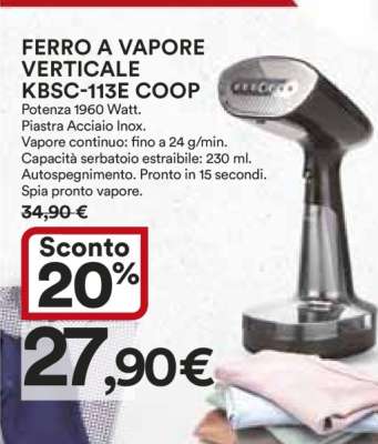 FERRO A VAPORE VERTICALE KBSC-113E COOP