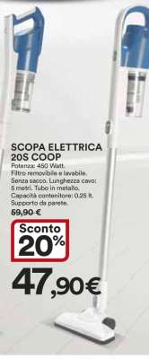 SCOPA ELETTRICA 20S COOP