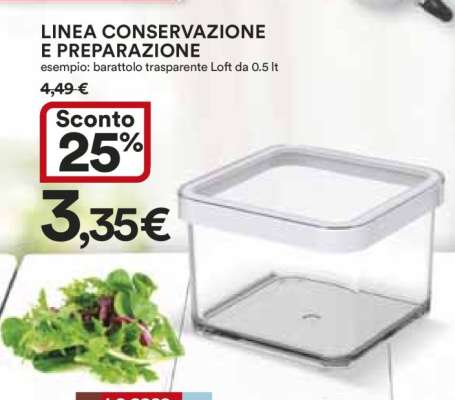 LINEA CONSERVAZIONE E PREPARAZIONE