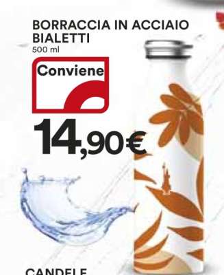 BORRACCIA IN ACCIAIO BIALETTI