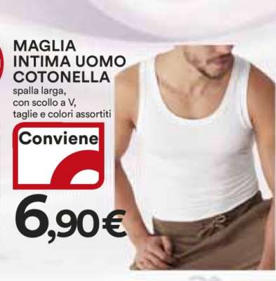 MAGLIA INTIMA UOMO COTONELLA