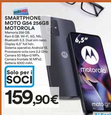 SMARTPHONE MOTO G54 256GB MOTOROLA