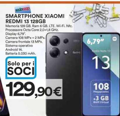 SMARTPHONE XIAOMI REDMI 13 128GB