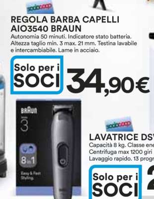 REGOLA BARBA CAPELLI AIO3540 BRAUN