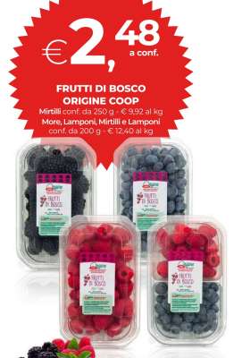 FRUTTI DI BOSCO ORIGINE COOP