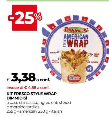 KIT FRESCO STYLE WRAP DIMMIDISI