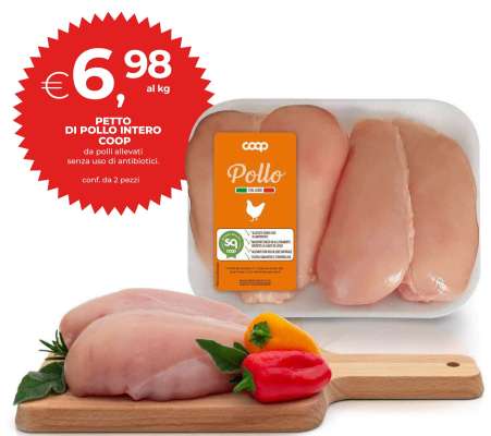 PETTO DI POLLO INTERO COOP
