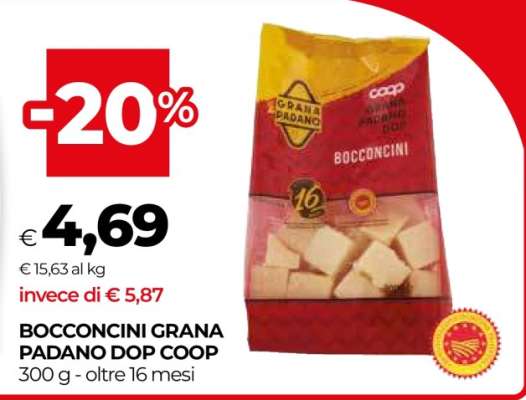 BOCCONCINI GRANA PADANO DOP COOP