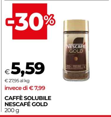 Caffè Solubile Nescafé Gold